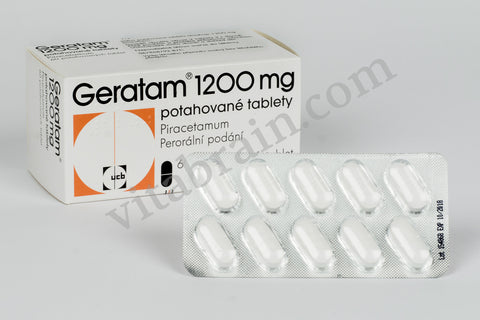 Geratam (piracetam) 1,200 mg, 1,000 Tablets