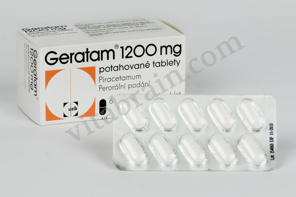 Geratam  (piracetam) 1,200 mg, 400 Tablets